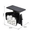 Aluminium Outdoor Solar Light, Floodlight 3 Heads For Garden, Solar Light With Motion Sensor, Waterproof Led Outdoor Solar Light, Remote Control