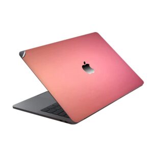 GADGETS WRAP Premium Vinyl Laptop Decal Top Only Compatible with Apple MacBook 13 inch Pro Retina - Rose Gold Metallic