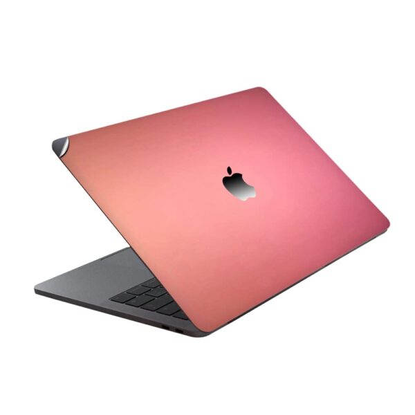 GADGETS WRAP Premium Vinyl Laptop Decal Top Only Compatible with Apple MacBook 13 inch Pro Retina - Rose Gold Metallic
