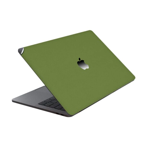 GADGETS WRAP Premium Vinyl Laptop Decal Top Only Compatible with Apple MacBook 15 inch Pro Retina - Green Matte