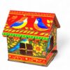 Wooden Bird House Pack of 2 | Hanging Bird Nest for Garden, Balcony & Terrace | Outdoor Home Decor & Gifting (Disassembled)