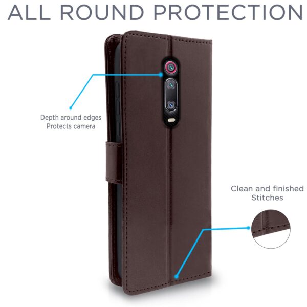 1777359833_Pikkme-Mi-Redmi-K20-K20-Pro-Flip-Case-Leather-Finish-Inside-TPU-with-Card-Pockets-Wallet-Stand-and-Shock-Proof-Magnetic-Closing-Complete-Protection-Flip-Cover-Coffee.jpg Pikkme Mi Redmi K20 / K20 Pro Flip Case Leather Finish | Inside TPU with Card Pockets | Wallet Stand and Shock Proof | Magnetic Closing | Complete Protection Flip Cover (Coffee)