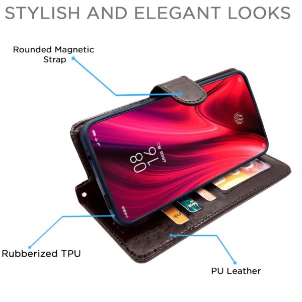1777359834_Pikkme-Mi-Redmi-K20-K20-Pro-Flip-Case-Leather-Finish-Inside-TPU-with-Card-Pockets-Wallet-Stand-and-Shock-Proof-Magnetic-Closing-Complete-Protection-Flip-Cover-Coffee.jpg Pikkme Mi Redmi K20 / K20 Pro Flip Case Leather Finish | Inside TPU with Card Pockets | Wallet Stand and Shock Proof | Magnetic Closing | Complete Protection Flip Cover (Coffee)