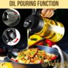 Oil Spray Bottle 2-in-1 (Spray & Pour) 500ml – Glass Dispenser for Cooking, Air Fryer, Kitchen | Leakproof Olive Oil Sprayer