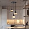 VRCT Antique Design Lantern Ceiling Hanging Pendant Light for Decoration of Home, Restaurant - 3 Set Piece (Bulb not Included)(AC/DC, Metal)