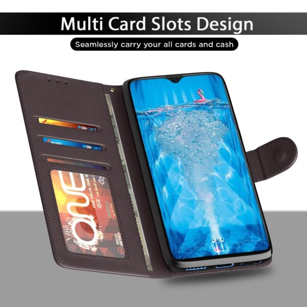 1777393234_Pikkme-Oppo-F9-F9-Pro-A5-A5s-A7-A11k-A12-Realme-22-ProRealme-U1-Flip-Case-Leather-Finish-Inside-TPU-with-Card-Pockets-Magnetic-Closing-Complete-Protection-Flip-Cover-Coffee.jpg Pikkme Oppo F9 / F9 Pro / A5 / A5s /A7 / A11k /A12/ Realme 2/2 Pro/Realme U1 Flip Case Leather Finish | Inside TPU with Card Pockets | Magnetic Closing | Complete Protection Flip Cover (Coffee)