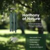 Paradigm Pictures Big 34 Inch Big Wind Chimes for Home Decor | Vastu Feng Shui Positive Energy Items | Home Decoration Hanging for Balcony, Garden & Indoor Outdoor Spaces