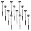 Solar Lights Outdoor Pathway,Solar Walkway Lights Outdoor,Garden Led Lights, Waterproof Solar Lights Outdoor Pathway,Solar Walkway Lights Outdoor,Garden Led Lights, Waterproof and Durable, Pathway Lights Stainless Steel (Pack of 8)