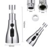 Tap Extender for Kitchen Sink, Flexible Faucet with Tap Extension for Convenient Use Upgrade Your Kitchen Sink with Flexible Tap for Easy Access (Sink Faucet)