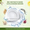 Koparo Organic Dishwash Liquid | 2 Litres Refill Pack | Powerful Grease Cutting Dishwasher Liquid | Thick Foam Liquid Dishwash for Kitchen Utensils | Baby & Pet Safe | Lime & Basil Fragrance