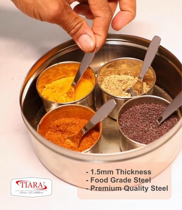 1777433662_TIARA-12Pc-Masala-Spoon-Heavy-Guage-Stainless-Steel-Small-Spoon-Mini-Spoon-for-Masala-Containers-Spoon-Set-for-HomeKitchen-Length-8cm-12Pc.jpg TIARA 12Pc Masala Spoon Heavy Guage Stainless Steel Small Spoon Mini Spoon for Masala Containers Spoon Set for Home/Kitchen Length 8cm (12Pc)