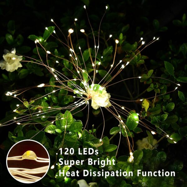 1777441697_Luteti-Solar-Firework-Lights-2-Pack-120-LED-Outdoor-Solar-Garden-Lights-Solar-Firefly-Lights-Outdoor-Waterproof-Copper-Wire-Starburst-Lights-for-Patio-Lawn-Party-Decorations.jpg Luteti Solar Firework Lights 2 Pack 120 LED Outdoor Solar Garden Lights, Solar Firefly Lights Outdoor Waterproof Copper Wire Starburst Lights for Patio Lawn Party Decorations
