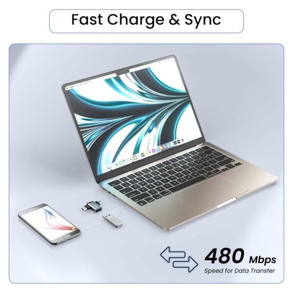 2 in 1 OTG Adapter