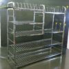 Palomino Wall Mount Kitchen Utensils Dish Rack | Stainless Steel Utensil Stand with Plate & Cutlery Holder (31 X 30 Inches) | Kitchen Shelves Organizer | Hanging