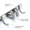 1777452490_Zollyss-Broom-Holder-Stainless-Steel-Wall-Mounted-Storage-Organizer-with-3-Racks-and-4-Hooks-Broom-Holder-Wall-Mount-for-Kitchen-Bathroom-Closet-Garage-Office-Garden-1-Pc.jpg Zollyss Broom Holder | Stainless Steel Wall Mounted Storage Organizer with 3 Racks and 4 Hooks, Broom Holder Wall Mount for Kitchen, Bathroom, Closet, Garage, Office, Garden (1 Pc)