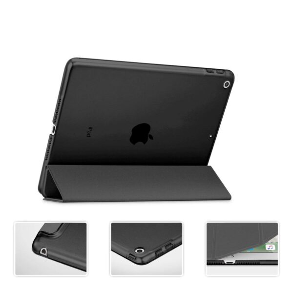 1777462077_ProElite-Smart-Flip-Case-Cover-for-Apple-iPad-9.7-inch-5th6th-Gen-Air-1-Air-2-A1822-A1823-A1893-A1954-with-Stylus-Pen-Transparent-Back-Black.jpg ProElite Smart Flip Case Cover for Apple iPad 9.7 inch 5th/6th Gen Air 1 Air 2 A1822 A1823 A1893 A1954 with Stylus Pen, Transparent Back, Black