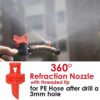 (100pcs) Sprinkler 360 Degree Refraction Watering Sprayer Misting Nozzle Irrigation System for Plants, Garden Lawn, Greenhouse & Agriculture - 100 Pcs