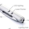 DFS 5 In 1 Multipurpose Antenna Pen With Torch, Laser, Pointer, Magnet, And Pen - A Perfect Corporate Gift (Gift Box) (Cells Included)