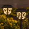Outdoor Light | Combo Pack of 8 | Solar Powered LED | Soft Ambient Light | Pathway | Outdoor | Garden | Battery Powered | Decoration | Walkways | Driveways | Landscaping.