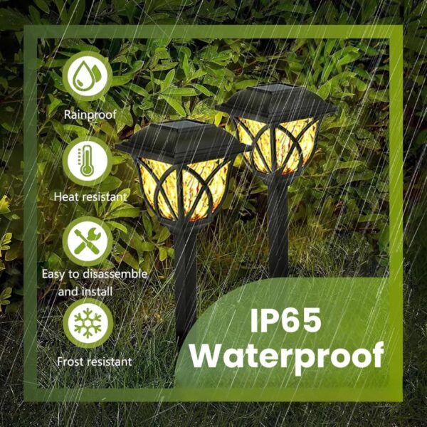 Outdoor Light | Combo Pack of 8 | Solar Powered LED | Soft Ambient Light | Pathway | Outdoor | Garden | Battery Powered | Decoration | Walkways | Driveways | Landscaping.