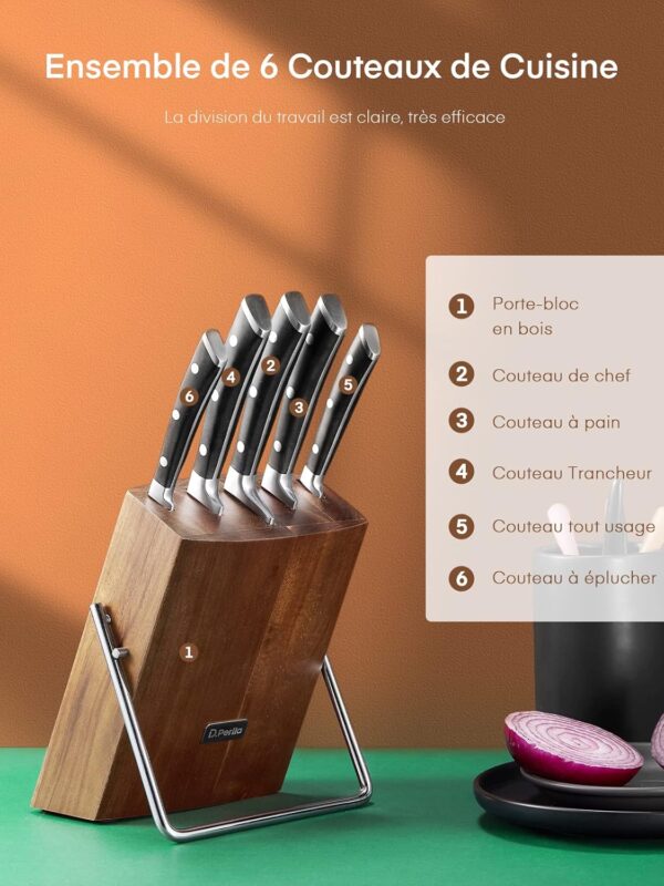 1777531350_D.Perlla-6-Piece-Professional-Kitchen-Knife-Set-Ultrafil-German-Stainless-Steel-with-Block-Ergonomic-Handle-Brown.jpg D.Perlla 6-Piece Professional Kitchen Knife Set, Ultrafil German Stainless Steel with Block, Ergonomic Handle, Brown