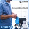 Kashi Surgicals Powder Free Nitrile Hand Gloves (Pack of 50) Medium Food Grade, Non Tearable, Ce & Fda Approved, Made In Malaysia, Blue
