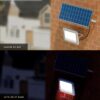 Dylect® Luxe Solar Flood Light – Super Bright 100W to 150W for Outdoor Garden, Home, Retail Shop, Parking, Yard | Long 10Hr Runtime with Unique Hazard Light & Remote, IP65 Waterproof, 6000K Cool White