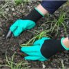 SEAHAVEN Garden Gloves with Claws for Digging & Planting - No More Worn Out Fingertips - Unisex - One Size Fits All - 1 Pair