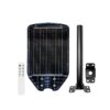 Homehop Solar Street Light Outdoor Waterproof 120 Watt LED Wireless Motion Sensor Lamp with Pole for Home, Garden, Wall, Pathway, Dusk to Dawn (ABS- Cool Light)