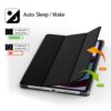 ProElite Case Cover for Redmi Pad SE 11 inch Cover, Smart Flip Case Cover for Redmi Pad SE 11 inch Translucent Back with Stylus Pen [Auto Sleep Wake Feature], Black