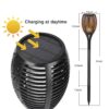 XERGY Solar Lights Outdoor Waterproof Dancing Fire Mashaal Flame Torch 96 Led 2200 Mah Battery Lantern Landscape Lighting Dusk to Dawn Auto On/Off Security Torches (Pack of 2) - Abs, Polycarbonate