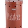 HAZEL Onion Potato Storage Container Set | Kitchen Storage Canisters with Lid | Airtight Leak Proof Steel Jar (Set of 2)