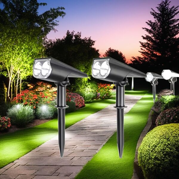ALFIOT Solar Pathway Lights Outdoor Powered Waterproof Upgraded Solar Walkway ALFIOT Solar Pathway Lights Outdoor Powered Waterproof Upgraded Solar Walkway Landscape Lighting Outside Driveway Light,Auto Dusk to Dawn On/Off for Yard Lawn Patio Decor (Multi, Pack 12)
