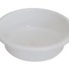 Kuber Industries Multiuses Unbreakable Plastic Knead Dough Basket/Basin Bowl For Home & Kitchen 6 Ltr (White)