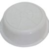 Kuber Industries Multiuses Unbreakable Plastic Knead Dough Basket/Basin Bowl For Home & Kitchen 6 Ltr (White)