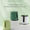 House of Quirk Kitchen Utensil Holder for Countertop Chopping Board Holder Kitchen Organizer Cutlery Holder Caddy Crock Silverware Flatware Organizer (Green)
