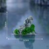 VRB Dec 7 Pcs Miniature Showpiece Set for Home Decor,Car Dashboard,Valentine,Living Room,Gifts Figurines,Cake Decoration Items,Figurines for Home Decor. (7 Pcs Ancient Garden Miniature)