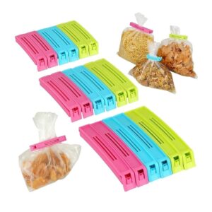 18 Pcs X 2 36 Pcs Kitchen Storage Clips for Packet Sealing Reusable Vacuum Sealer for Plastic Pouch Food Packet Sealer Clip Multipurpose Snack Bag Food Clips Multicolor Set