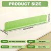 2 Pack 48 cm Silicone Sink Splash Guard 48 cm with Strong Suction Cups – Anti-Splash Water Barrier for Kitchen & Bathroom Sink, Flexible Silicone Flume Baffle for Countertop Protection (48 Cm)