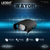2-Watt U-Shape Up Down Outdoor LED Wall Light with Aluminium IP65 Grade Waterproof Body Warm White, Pack of 1 (with 2 Years Warranty)