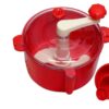 2 in 1 Atta Dough Maker Non-Electric with Measuring Cups | Manual Dough Kneader Machine for Roti, Chapati & Bread | Easy Kitchen Tool for Home Use, Atta Maker Set