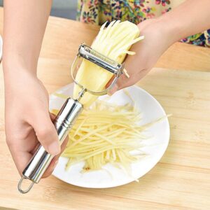 2 in 1 Multi-Functional Zoodles Peeler & Spiralizer | Vegetable 2 in 1 Multi-Functional Zoodles Peeler & Spiralizer | Vegetable Noodle Maker for Zucchini Noodles | Salad Cutter and Chopper Kitchen Gadget 2026