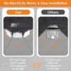3 Mode Light for Garden, Outdoor Solar Light, Solar Light 3 Mode Light for Garden, Outdoor Solar Light, Solar Light with Motion Sensor, Waterproof 138 Led Outdoor Solar Floodlight
