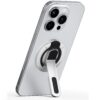3 in 1 Magnetic Finger Ring Holder with Double-Sided Magnet, Phone Grip Stand, Fidget Toy Design, 360° Rotation, Magnetic Phone Stand Compatible with iPhone 17/16/15/14/13/12 (White)