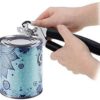 3-in-1 Stainless Steel Can Opener, Bottle Opener & Tin Cutter – Heavy Duty Manual Can Opener with Smooth Edge, Rotating Knob & Comfortable Anti-Slip Hand Grip for Kitchen & Outdoor Campin