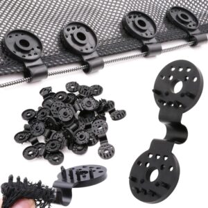 30pcs Shade Cloth Clips - Round Sun Shade Clip, Shade 30pcs Shade Cloth Clips - Round Sun Shade Clip, Shade Cloth Heavy Duty Lock Grip for Sun Shade Net, Reusable Gardening Shade Cloth, Anti Bird Netting Windproof Awning Clamp