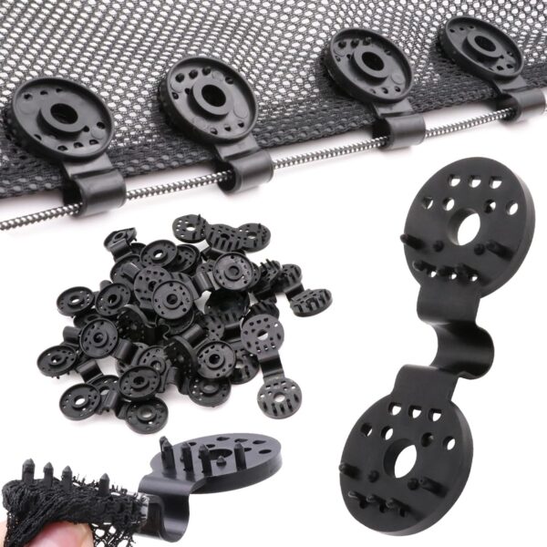 30pcs Shade Cloth Clips - Round Sun Shade Clip, Shade 30pcs Shade Cloth Clips - Round Sun Shade Clip, Shade Cloth Heavy Duty Lock Grip for Sun Shade Net, Reusable Gardening Shade Cloth, Anti Bird Netting Windproof Awning Clamp