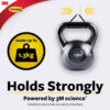 3M Command Medium Wall Hooks, Holds 1.3kg, No paint damage, Heavy Duty, Holds Strongly, Reusable, Adhesive hooks for wall, Multi-surface (White, 2hooks, 4 strips)