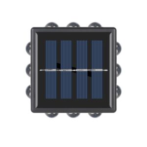 4 Way Modern Solar LED Wall Light Outdoor Waterproof – 4 Way Modern Solar LED Wall Light Outdoor Waterproof – Energy Saving Up Down Solar Lamp with Smart Sensor for Garden Fence Patio Yard Pathway Home Exterior Decoration. (1)