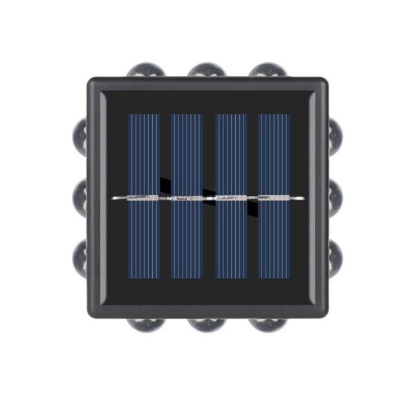4 Way Modern Solar LED Wall Light Outdoor Waterproof – 4 Way Modern Solar LED Wall Light Outdoor Waterproof – Energy Saving Up Down Solar Lamp with Smart Sensor for Garden Fence Patio Yard Pathway Home Exterior Decoration. (1)